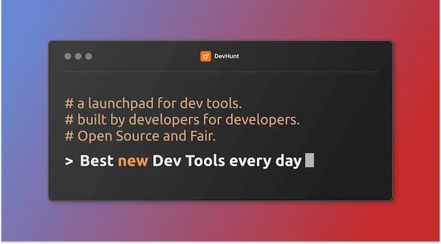 Dev Hunt website preview