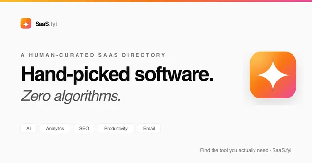 SaaS.fyi website preview